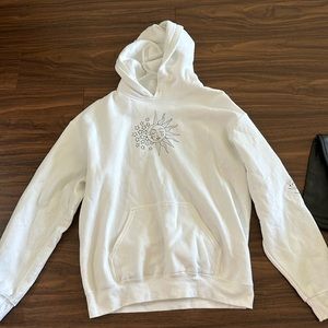 White hoodie PacSun